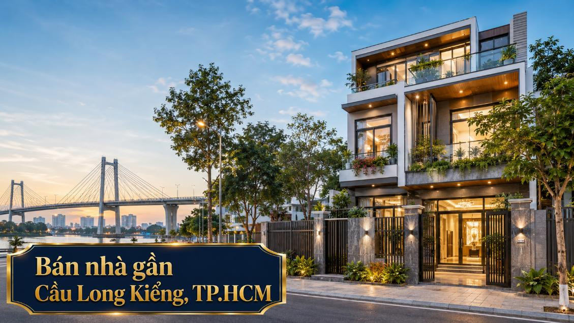 Bán nhà gần Cầu Long Kiểng, giao thông thuận tiện