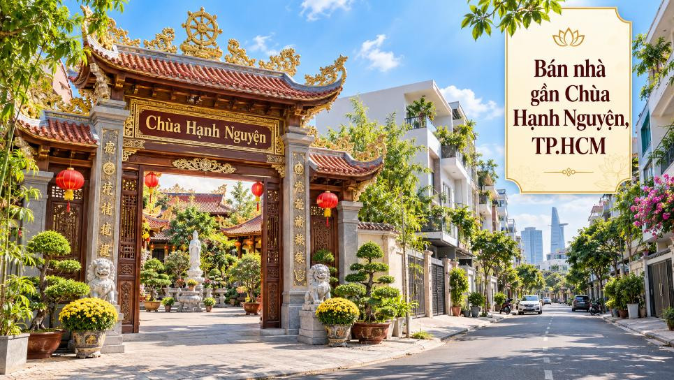 Bán nhà gần Chùa Hạnh Nguyện, Tân Phú, thuận tiện an cư