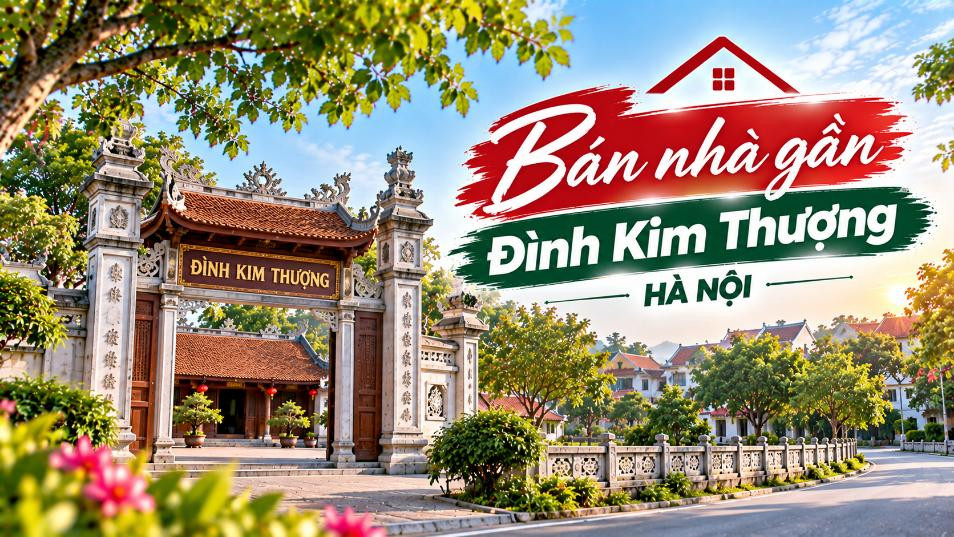 Bán nhà gần Đình Kim Thượng, Đa Phúc, vị trí thuận tiện