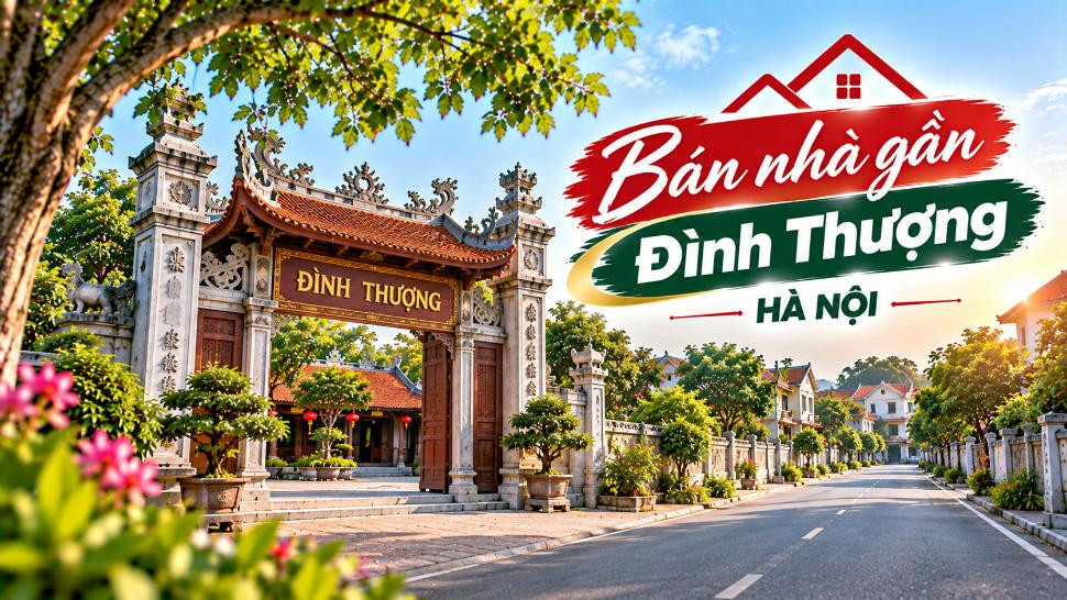 Bán nhà gần Đình Thượng, Đa Phúc, thuận tiện sinh sống