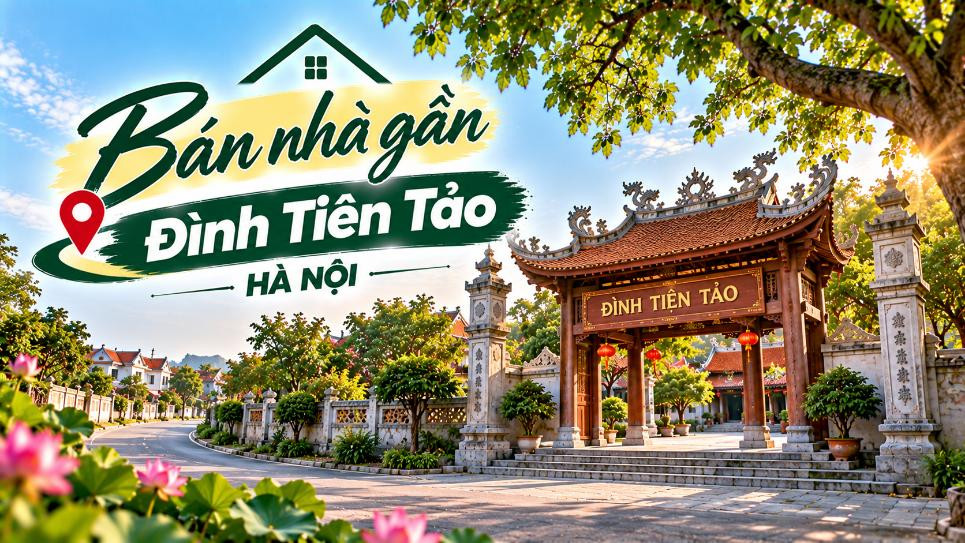 Bán nhà gần Đình Tiên Tảo, Đa Phúc, thuận tiện an cư