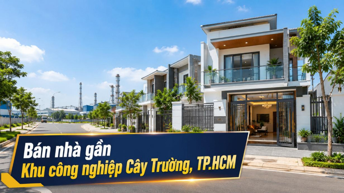 Bán nhà gần KCN Cây Trường, thuận tiện ở và cho thuê