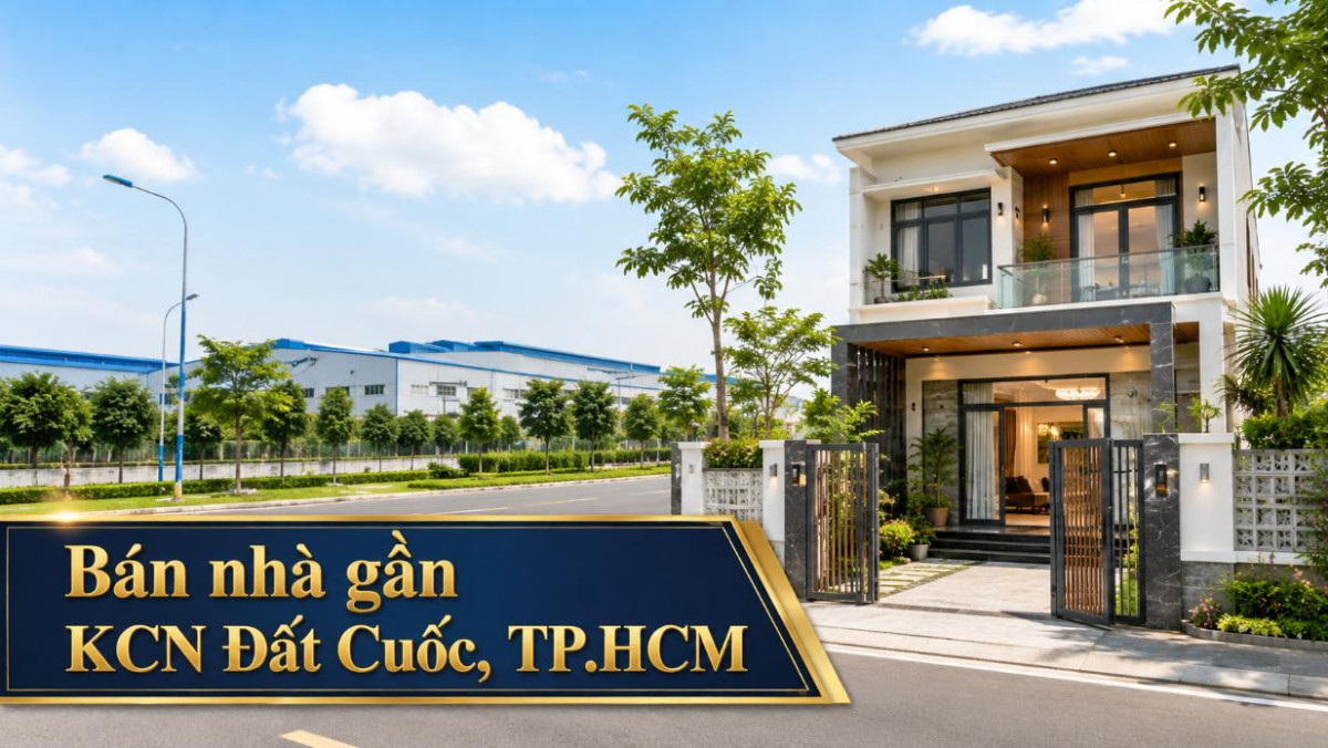 Bán nhà gần KCN Đất Cuốc, thuận tiện ở và cho thuê