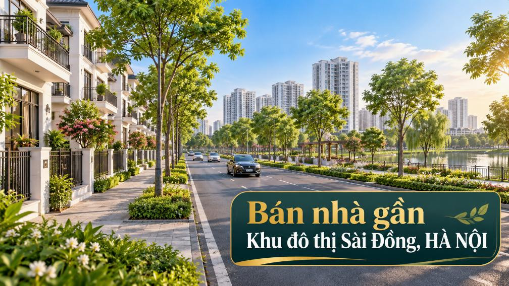 Bán nhà gần Khu đô thị Sài Đồng, Long Biên, dễ kết nối