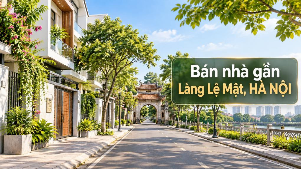 Bán nhà gần Làng Lệ Mật, Long Biên, thuận tiện an cư