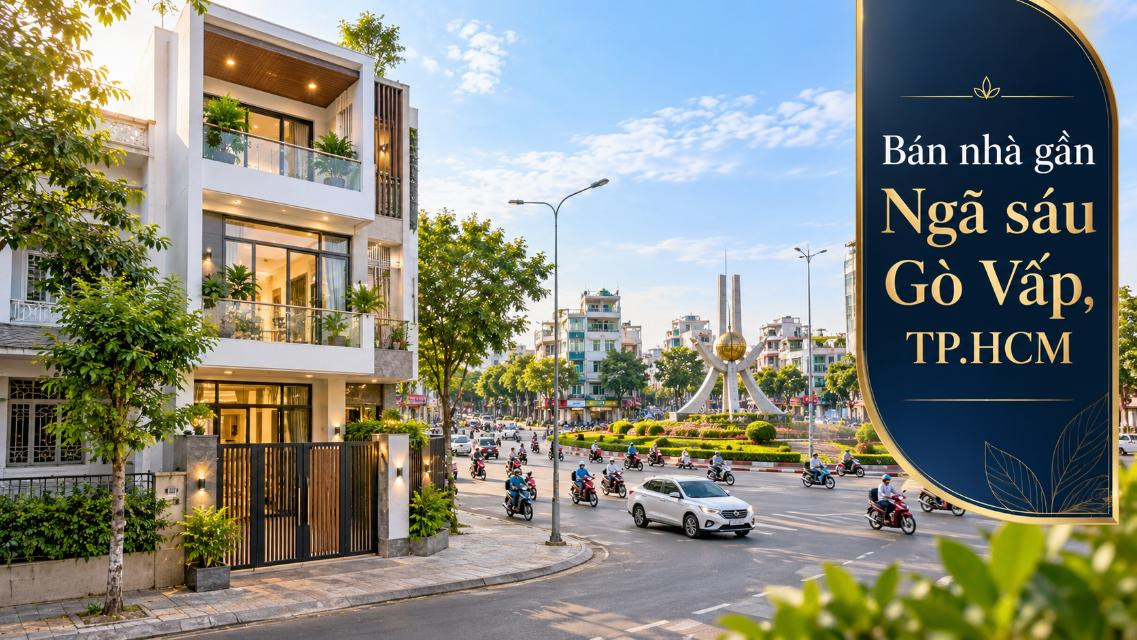 Bán nhà gần Ngã sáu Gò Vấp, thuận tiện kết nối trung tâm