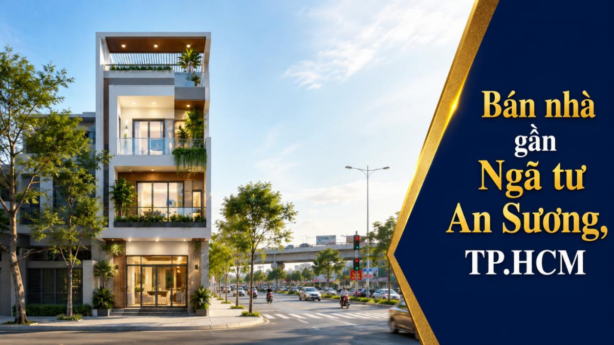 Bán nhà gần Ngã tư An Sương, giao thông thuận tiện