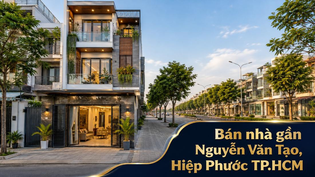 Bán nhà gần Nguyễn Văn Tạo, Hiệp Phước, giao thông thuận tiện
