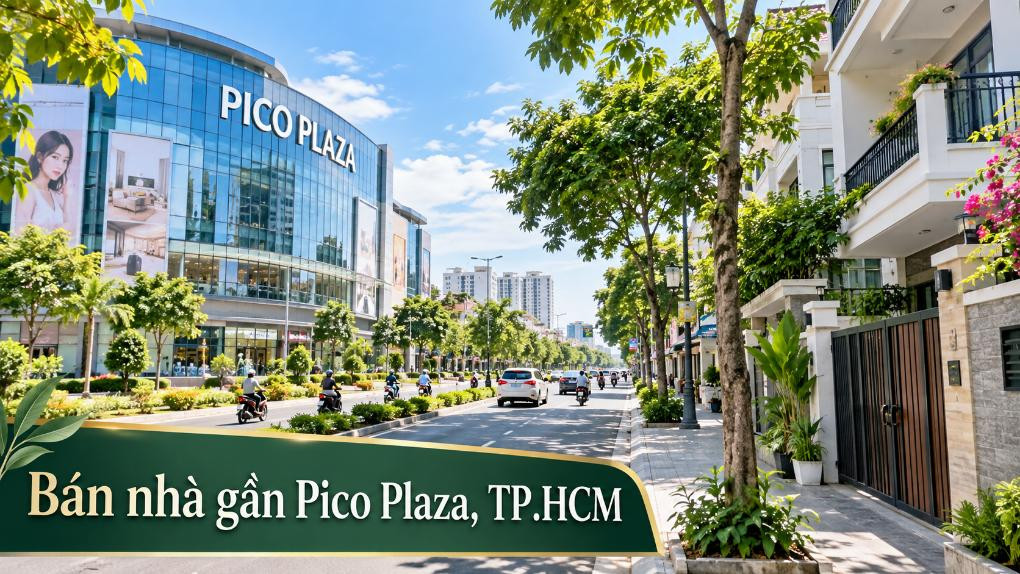 Bán nhà gần Pico Plaza, thuận tiện mua sắm và đi lại