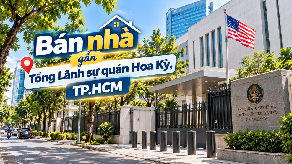 Bán nhà gần Tổng Lãnh sự quán Hoa Kỳ, vị trí trung tâm
