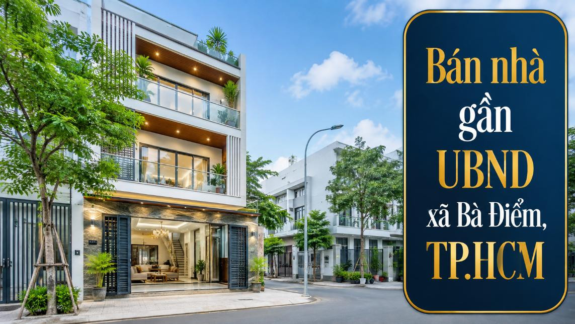 Bán nhà gần UBND xã Bà Điểm, thuận tiện sinh sống