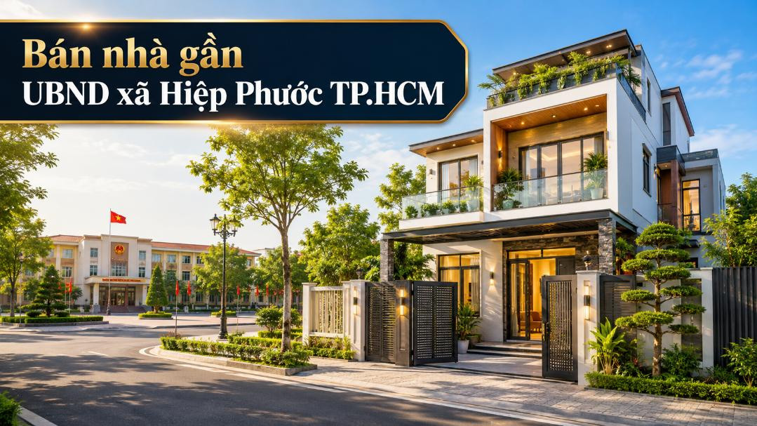 Bán nhà gần UBND xã Hiệp Phước, thuận tiện sinh sống