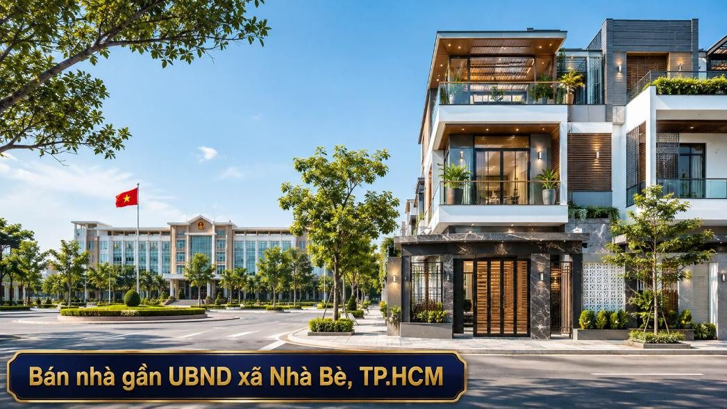 Bán nhà gần UBND xã Nhà Bè, thuận tiện sinh sống