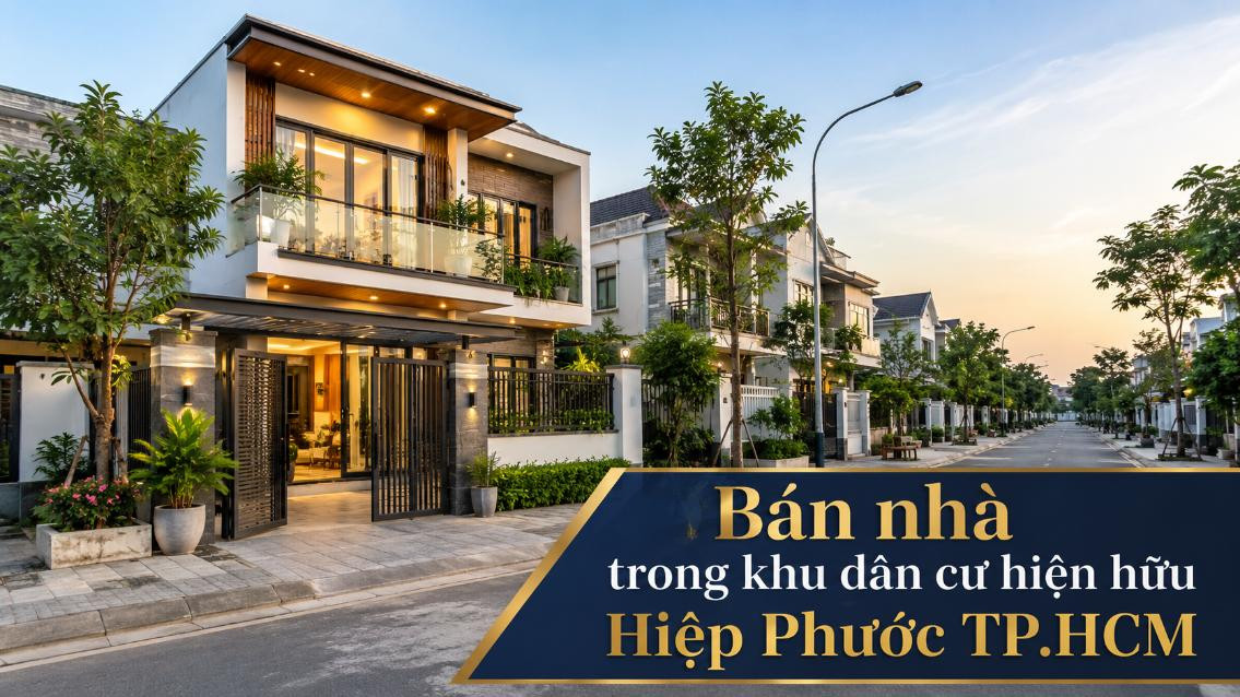 Bán nhà khu dân cư hiện hữu Hiệp Phước, thuận tiện an cư