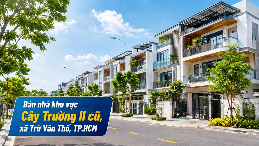 Bán nhà khu vực Cây Trường II cũ, xã Trừ Văn Thố
