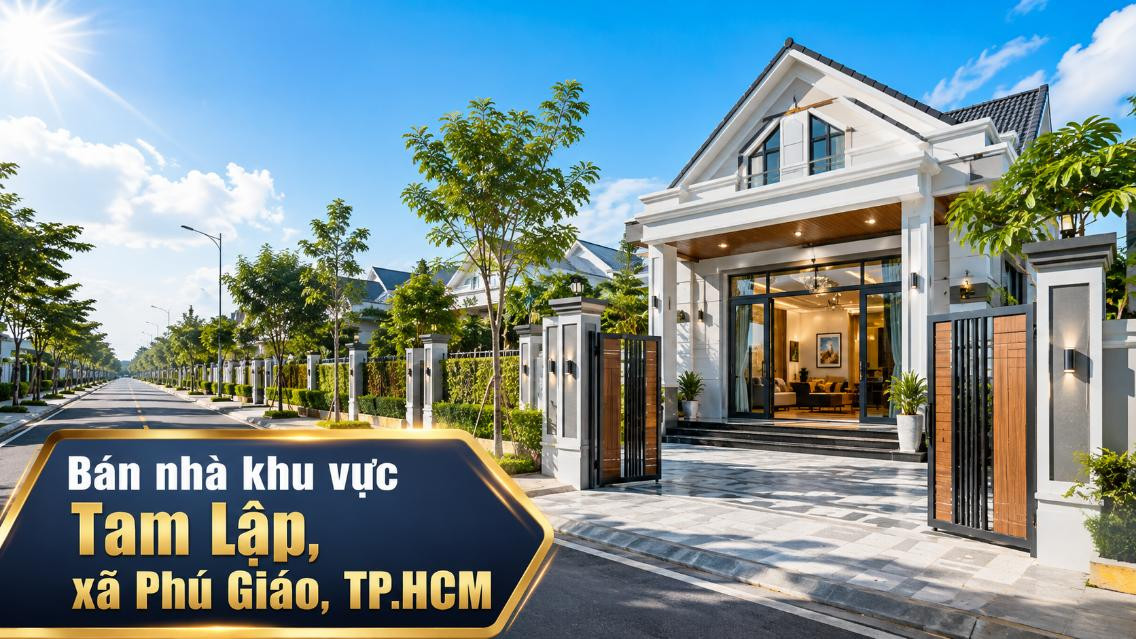 Bán nhà khu vực Tam Lập, xã Phú Giáo