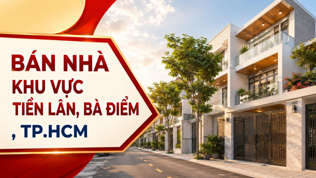 Bán nhà khu vực Tiền Lân, Bà Điểm, phù hợp ở thực