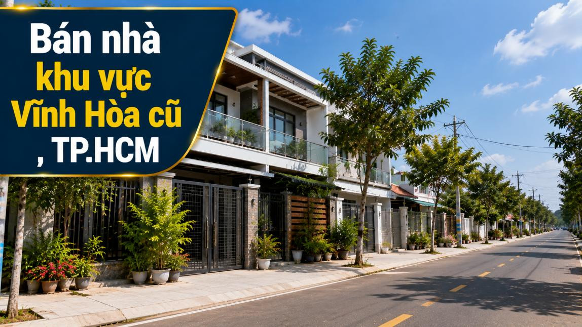 Bán nhà khu vực Vĩnh Hòa cũ, xã Phước Thành