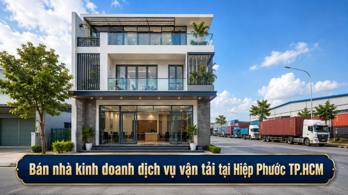 Bán nhà kinh doanh dịch vụ vận tải tại Hiệp Phước