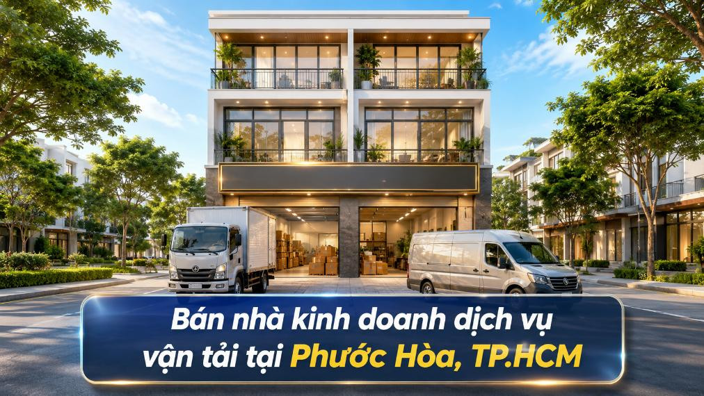 Bán nhà kinh doanh dịch vụ vận tải tại Phước Hòa