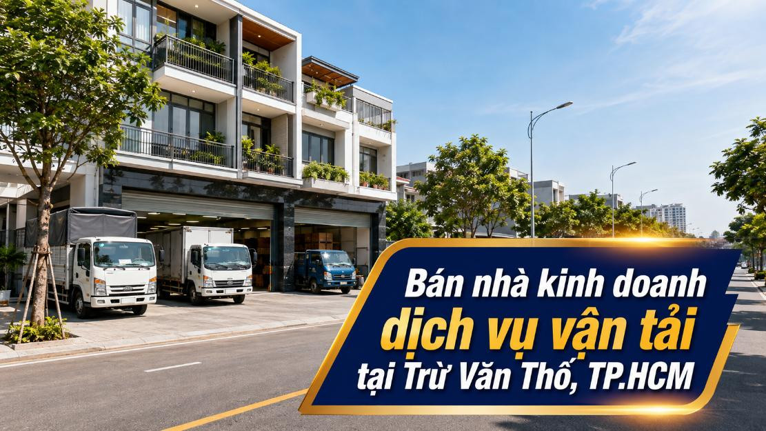 Bán nhà kinh doanh dịch vụ vận tải tại Trừ Văn Thố