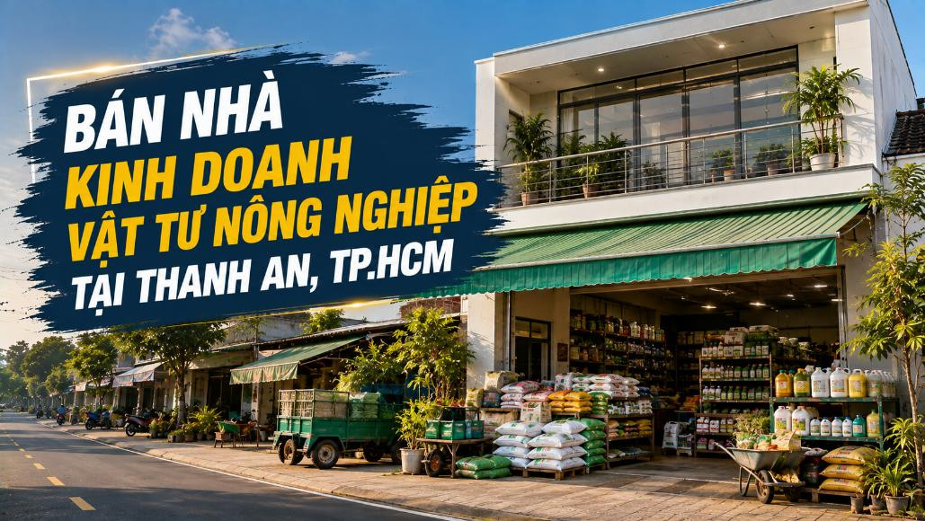 Bán nhà kinh doanh vật tư nông nghiệp tại Thanh An