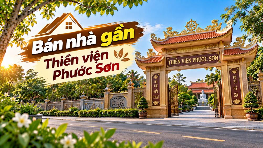 Bán nhà Long Phước thuận tiện đi Thiền viện Phước Sơn