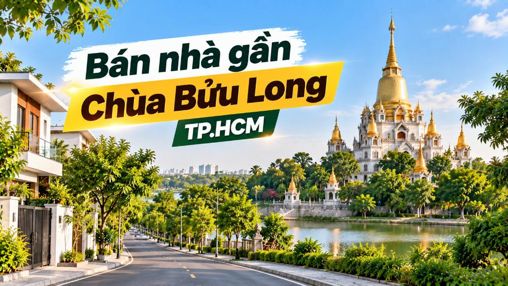 Bán nhà Long Trường thuận tiện đi Chùa Bửu Long