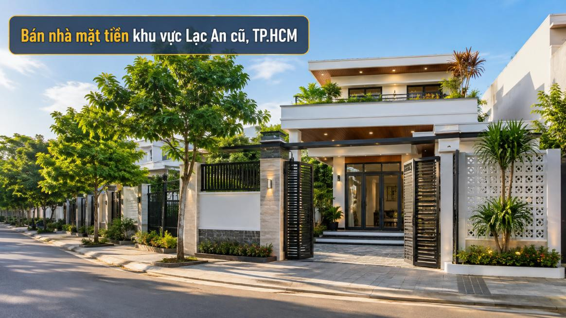 Bán nhà mặt tiền khu vực Lạc An cũ, dễ kinh doanh