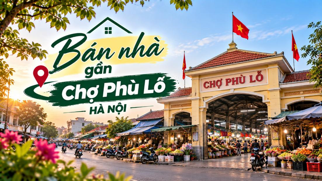 Bán nhà Nội Bài thuận tiện đi Chợ Phù Lỗ, tiện kinh doanh