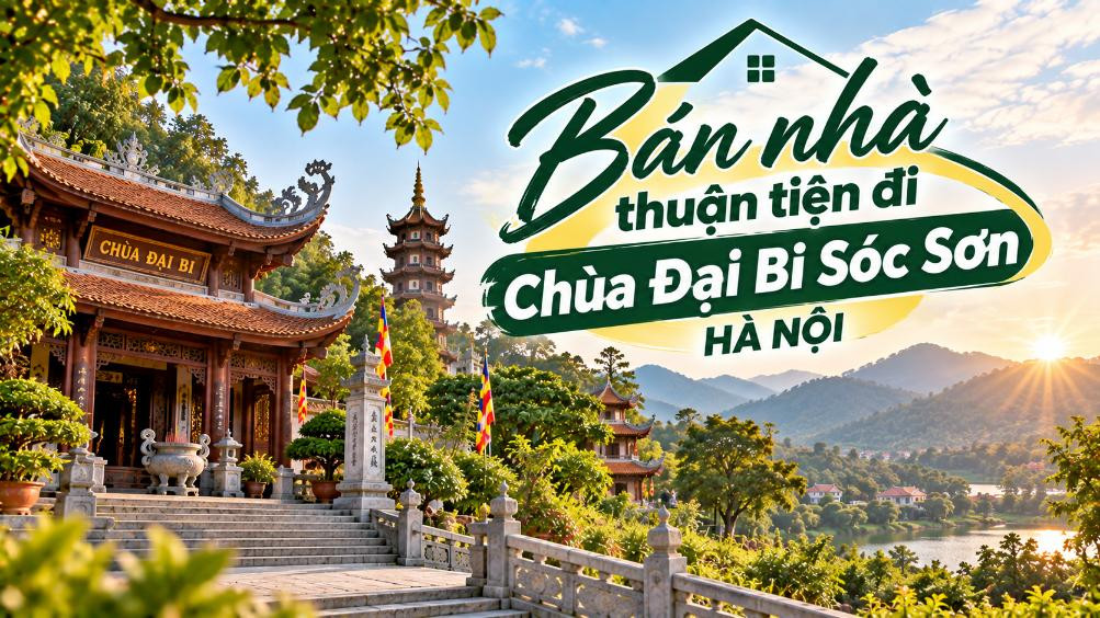 Bán nhà Nội Bài thuận tiện đi Chùa Đại Bi Sóc Sơn