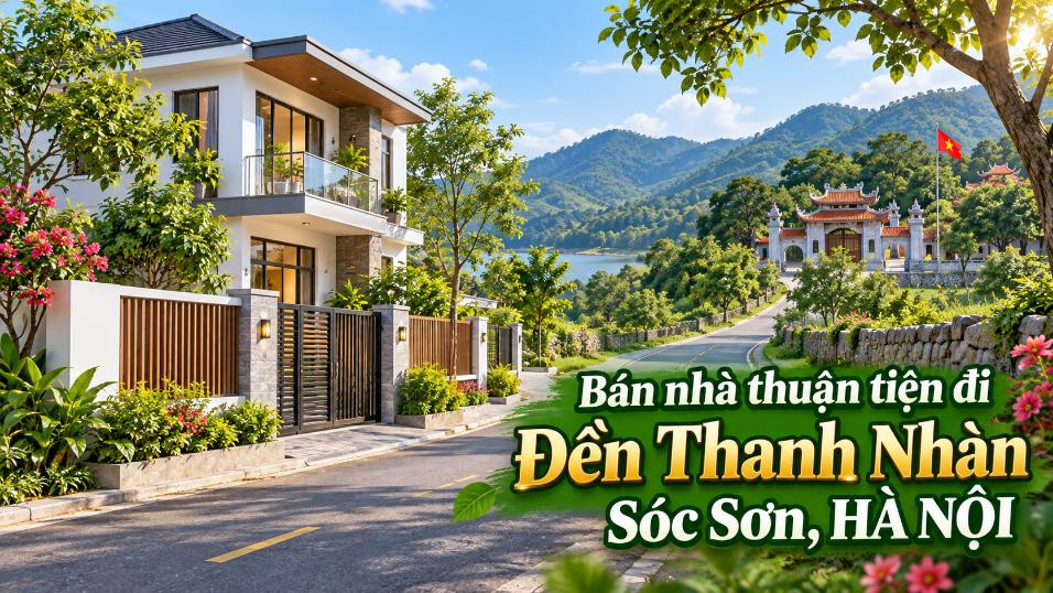 Bán nhà Nội Bài thuận tiện đi Đền Thanh Nhàn Sóc Sơn
