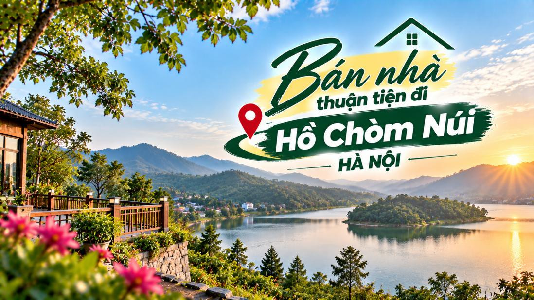 Bán nhà Nội Bài thuận tiện đi Hồ Chòm Núi, không gian thoáng
