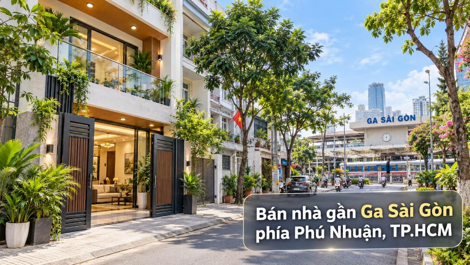 Bán nhà Phú Nhuận thuận tiện đi Ga Sài Gòn