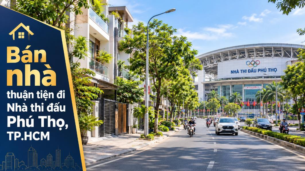 Bán nhà Phú Thọ Hòa thuận tiện đi Nhà thi đấu Phú Thọ