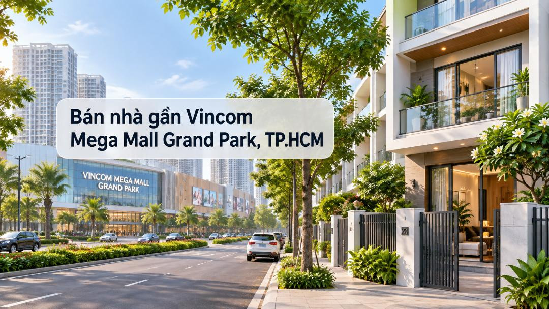 Bán nhà Phước Long thuận tiện đi Vincom Mega Mall Grand Park