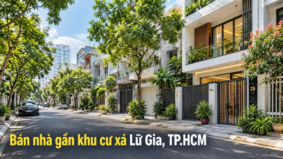 Bán nhà Tân Hòa thuận tiện đi khu cư xá Lữ Gia