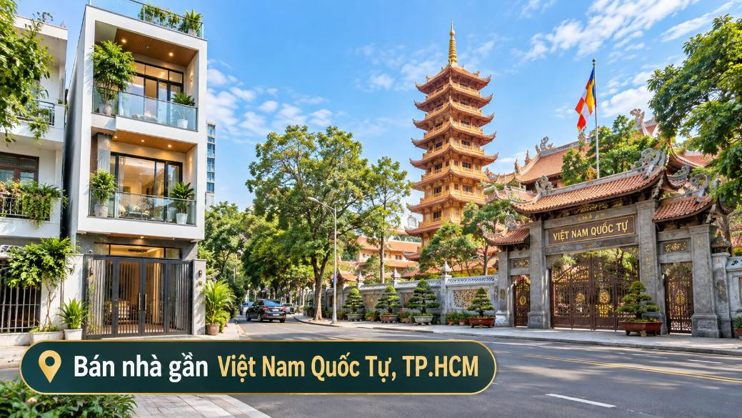 Bán nhà Tân Hòa thuận tiện đi Việt Nam Quốc Tự