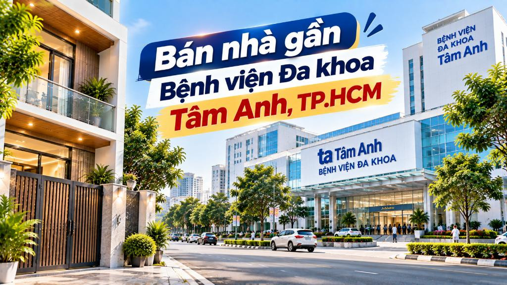 Bán nhà Tân Sơn thuận tiện đi Bệnh viện Tâm Anh