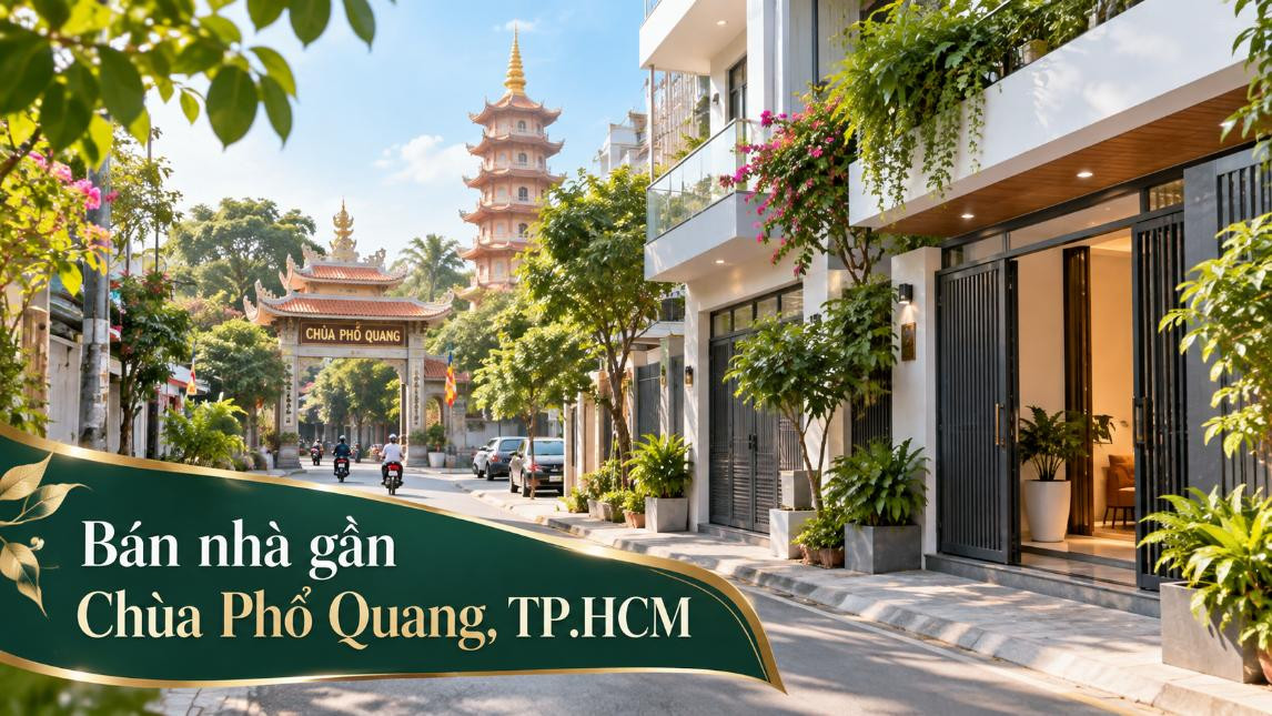 Bán nhà Tây Thạnh thuận tiện đi Chùa Phổ Quang