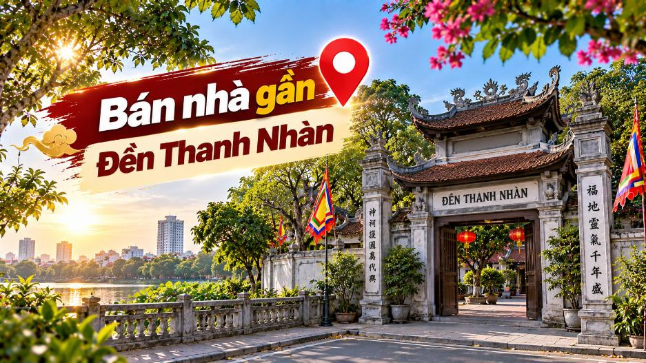 Bán nhà Trung Giã thuận tiện đi Đền Thanh Nhàn