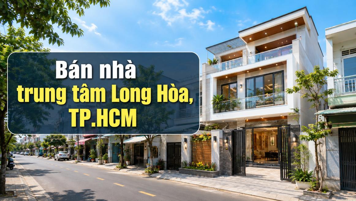 Bán nhà trung tâm Long Hòa, thuận tiện an cư