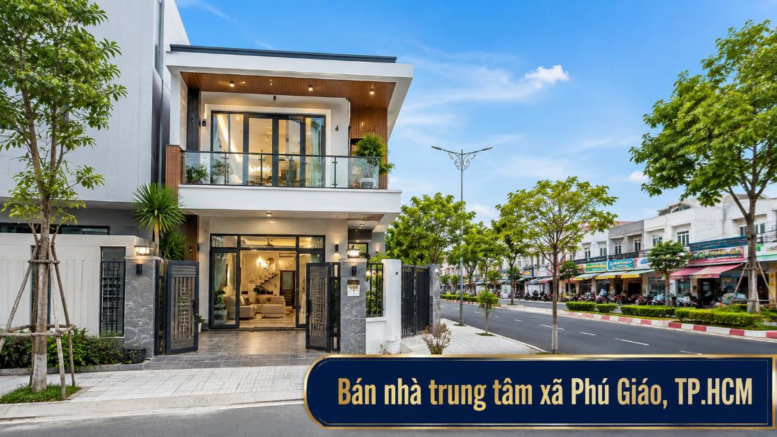 Bán nhà trung tâm xã Phú Giáo, thuận tiện an cư
