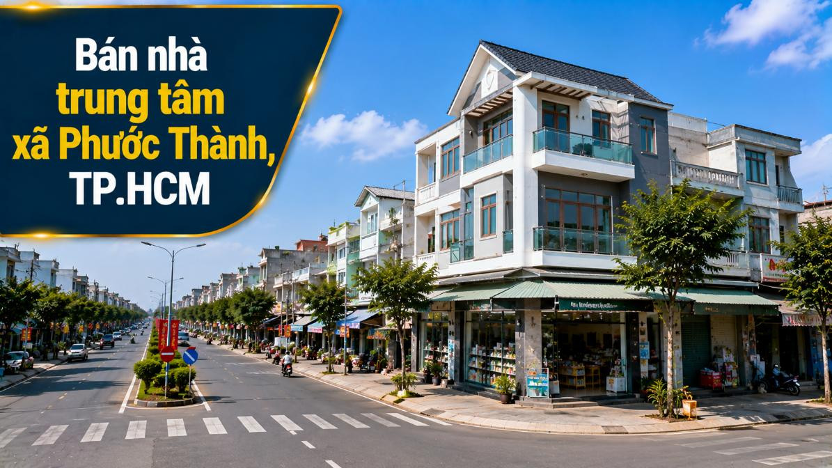 Bán nhà trung tâm xã Phước Thành, thuận tiện an cư