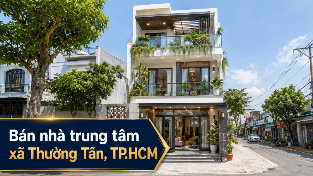 Bán nhà trung tâm xã Thường Tân, thuận tiện an cư