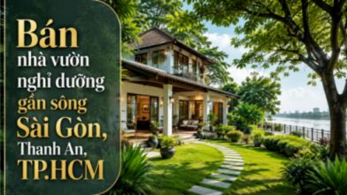 Bán nhà vườn nghỉ dưỡng gần sông Sài Gòn, Thanh An