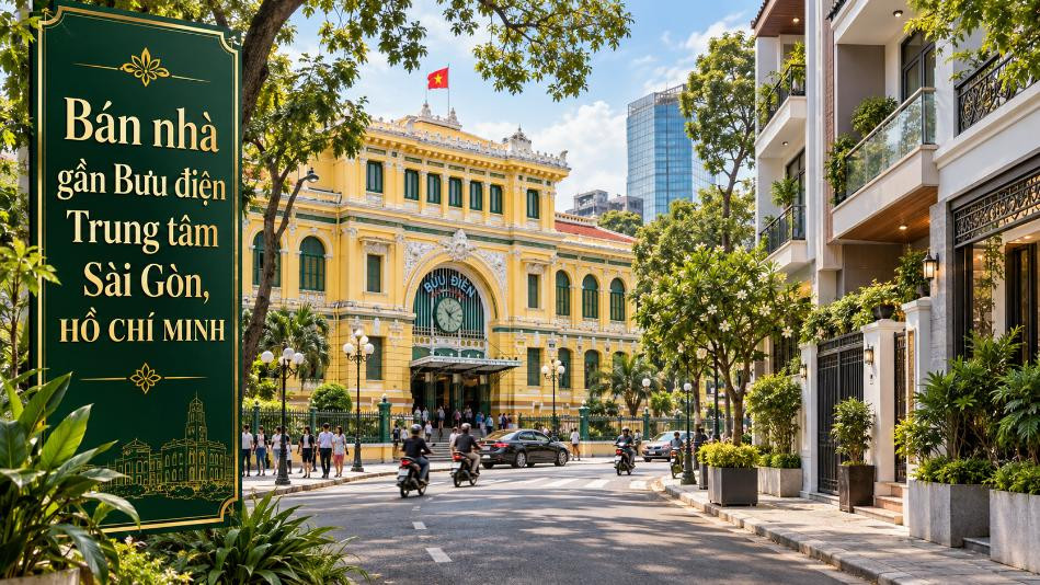 Bán nhà Xuân Hòa thuận tiện đi Bưu điện Trung tâm Sài Gòn