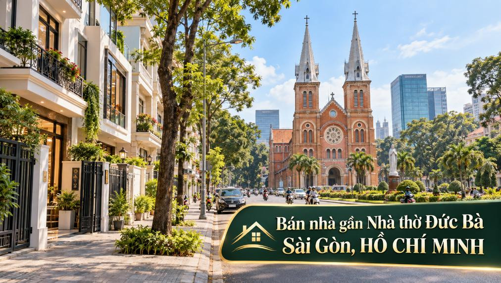 Bán nhà Xuân Hòa thuận tiện đi Nhà thờ Đức Bà Sài Gòn