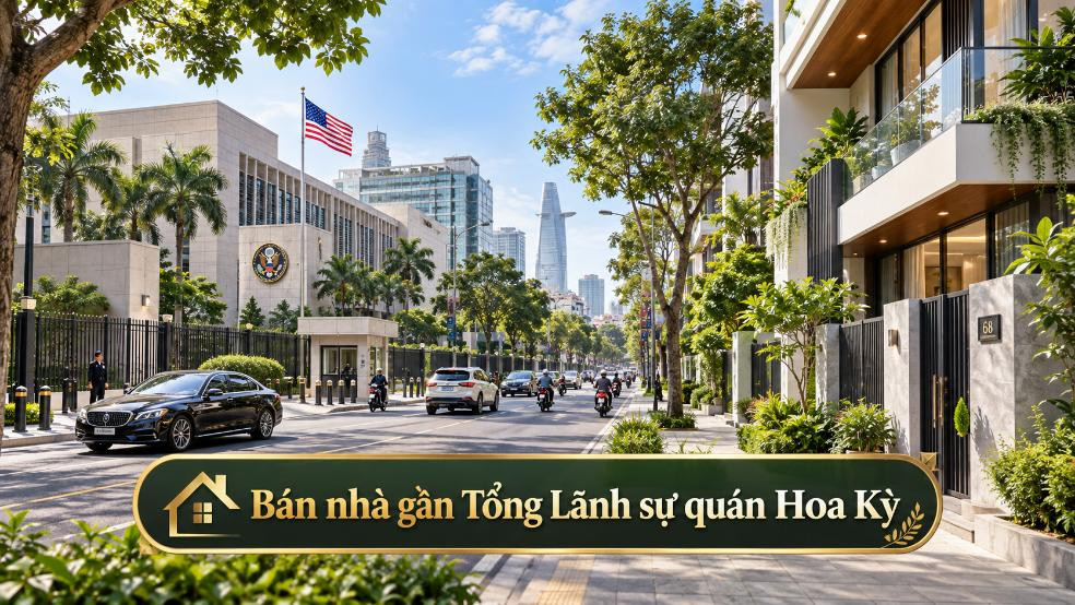 Bán nhà Xuân Hòa thuận tiện đi Tổng Lãnh sự quán Hoa Kỳ