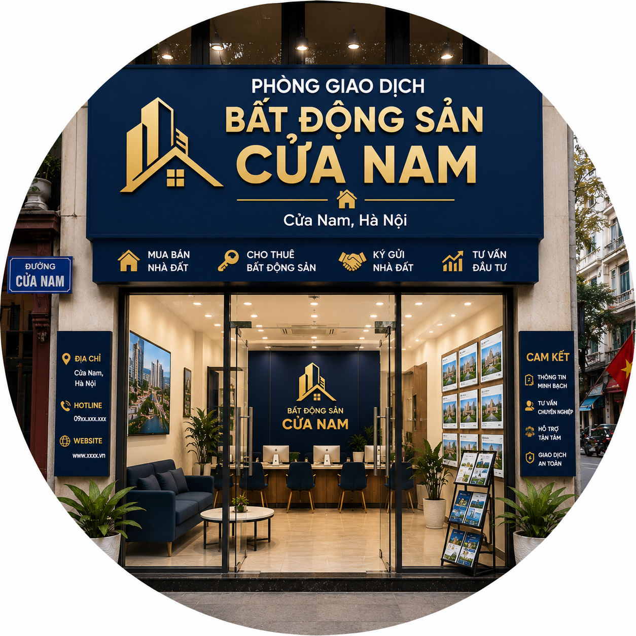 Phòng Giao Dịch Bất Động Sản Cửa Nam